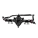 Pothyes Aluminum 6x6 8x8 Complete Axle Set with Enhanced Axle Shaft for Axial SCX10 RC4WD D90 110 RC Crawler Upgrade Parts Black Middle Steering - Image 2