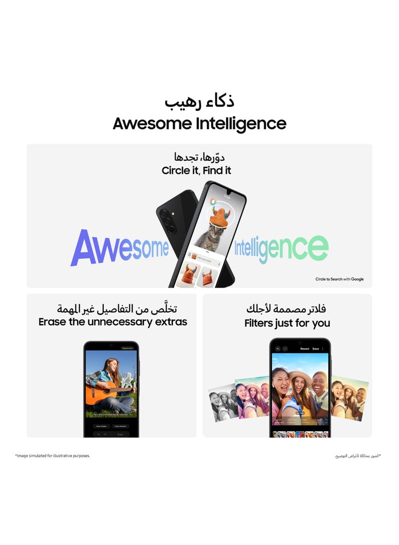 سامسونج جالاكسي A26 5G ثنائي الشريحة أبيض 8 جيجابايت رام 256 جيجابايت - النسخة الدولية - Image 5