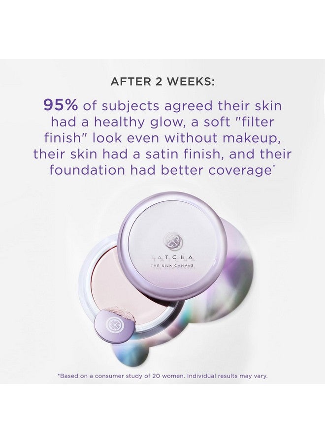 تاتشا ذا سيلك كانفاس | برايمر خالٍ من المسام لمكياج الوجه، يدوم لفترة أطول ويُحسّن مظهر البشرة على الفور، ٢٠ غرام | ٠٫٧ أونصة - Image 4