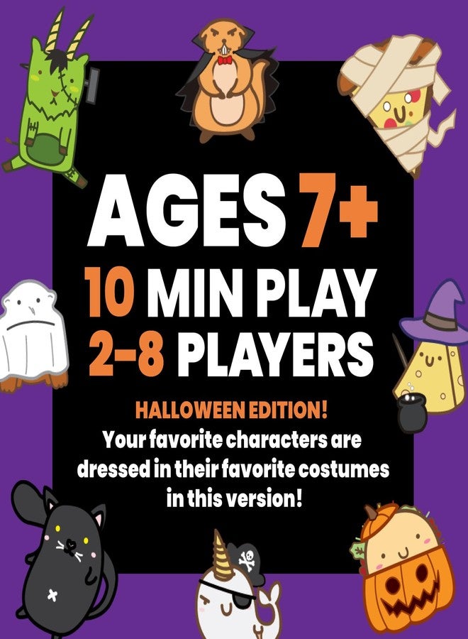 Dolphin Hat Games Taco Cat Goat Cheese Pizza Halloween Edition Wildly Spooky Card Game for Family Game Night | Easy to Play 15 Minute Rounds | Fun for Kids, Teens, Adults, and Families | 2-8 Players - Image 4