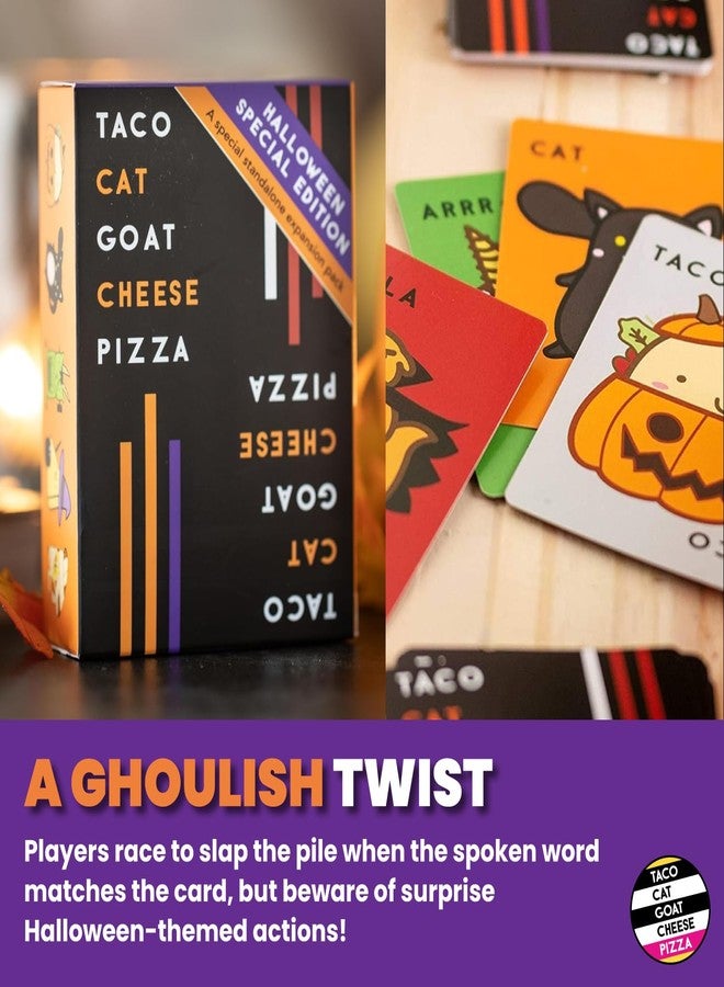 Dolphin Hat Games Taco Cat Goat Cheese Pizza Halloween Edition Wildly Spooky Card Game for Family Game Night | Easy to Play 15 Minute Rounds | Fun for Kids, Teens, Adults, and Families | 2-8 Players - Image 5