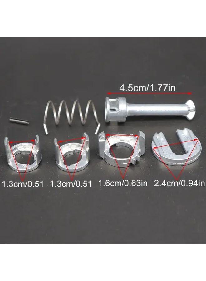 Front Door Handle Lock Cylinder Barrel Paddle Repair Kit 1 Kit 45mm Replacement For 3 Series E46 1998 2006 316 318 320 323 325 328 330 I D Ti Td Ci Xi M3 51218244050 51218244049 51217019973 - Image 3