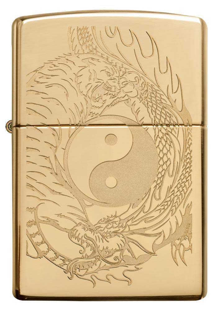 Zippo Tiger and Dragon Design Pocket Lighter - Image 2