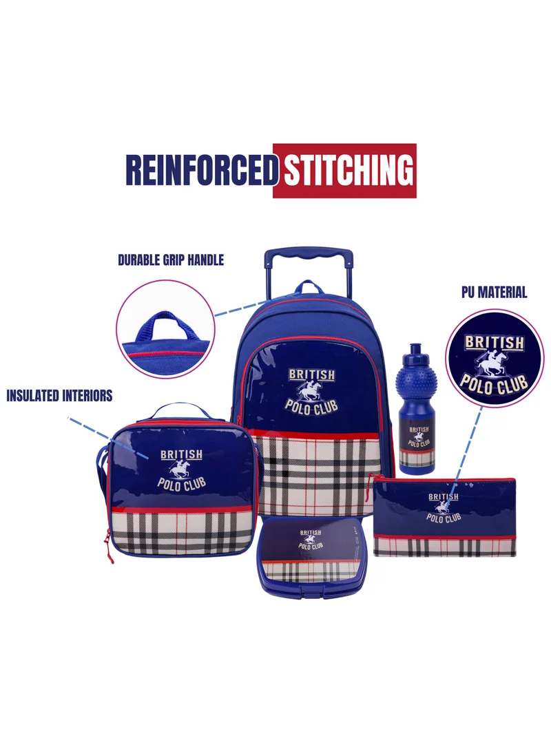 ترو كير Trucare Motto CBPC3 5In1 Trolley Box Set 16" I Trolley I Lunch Bag I Water Bottle I Pencil Case I Lunch Box I Packaging