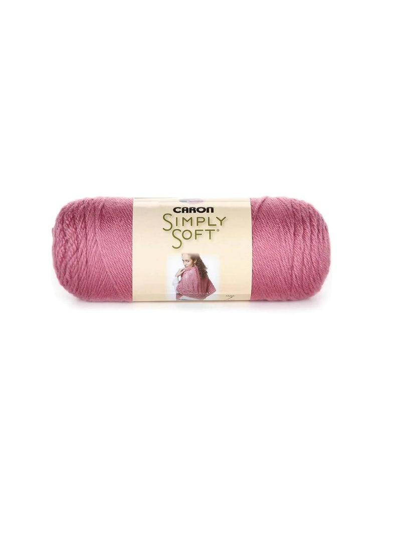 Caron Simply Soft Solids Yarn Plum Wine - Image 3