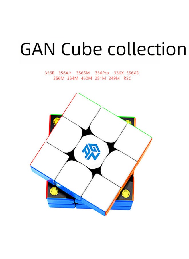 Generic - GAN Series Rubik's Cube Gan11m Pro Duo356airsmAIR3 Order Magnetic Number Adjustment Puzzle Rubik's Cube Smooth-Color:Gan330 Key Chain Rubik's Cube - Image 1