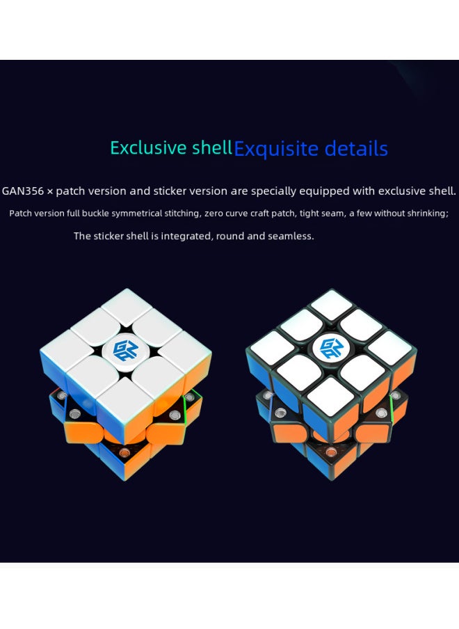 Generic - GAN Series Rubik's Cube Gan11m Pro Duo356airsmAIR3 Order Magnetic Number Adjustment Puzzle Rubik's Cube Smooth-Color:Gan330 Key Chain Rubik's Cube - Image 1