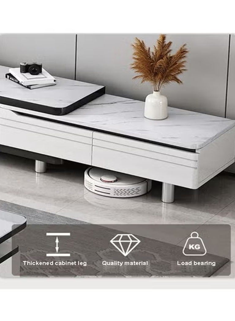 keke Living Room Modern Shelf Storage Cabinet Table - Image 4