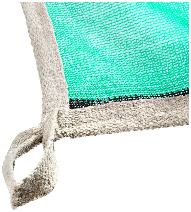 Kuber Industries 10 x 6 ft. Sun Mesh Sunblock Shade Cloth UV Resistant Shade for Garden/Home/Lawn/Netting/Sports | Green Net/Agro Net (Green) - Image 4