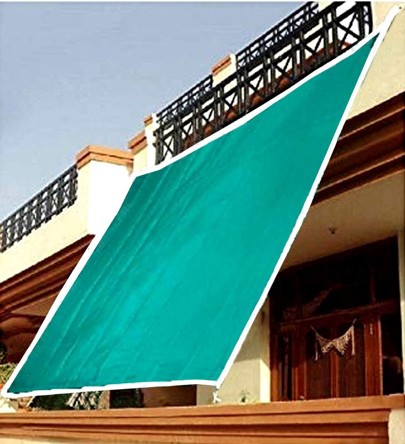 Kuber Industries 10 x 6 ft. Sun Mesh Sunblock Shade Cloth UV Resistant Shade for Garden/Home/Lawn/Netting/Sports | Green Net/Agro Net (Green) - Image 2