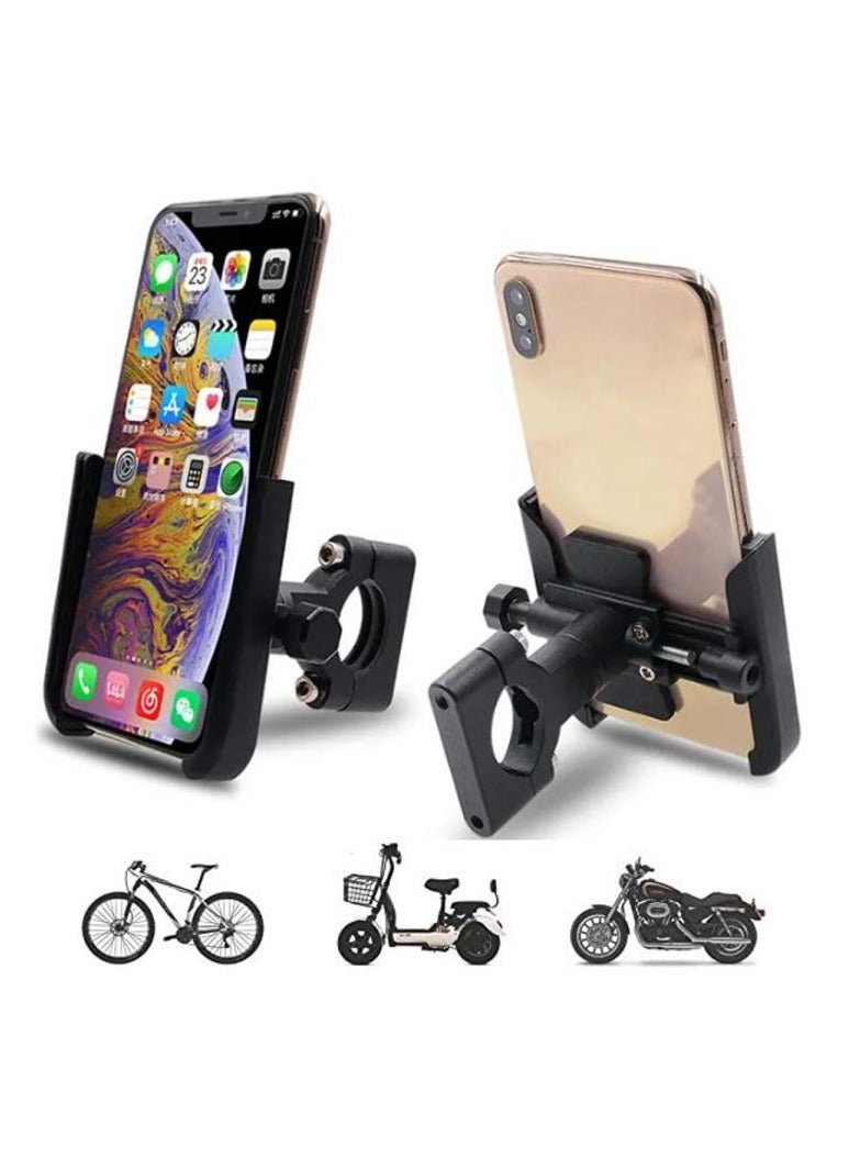 Bills Mobile Holder for Bikes | 360° Rotation Motorcycle Handlebar Bicycle Phone Mount Mobile Stand for Bike Ideal for Maps and GPS Navigation (Black) - Image 2