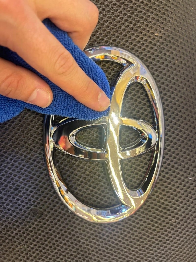 Chrome Car Front Grille Emblem Sticker Automotive Logo Badge Decoration Accessory - Image 3