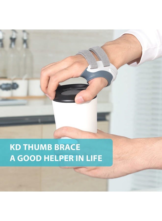 KD Thumb Brace: CMC Thumb Brace for Osteoarthritis CMC Joint Arthritis Pain, Thumb Splint Stabilizer with Thumb Sleeve, Flexible (Large, Left Hand) - Image 2
