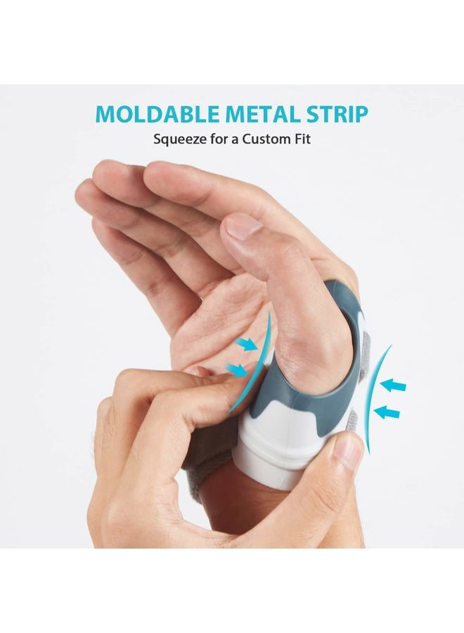 KD Thumb Brace: CMC Thumb Brace for Osteoarthritis CMC Joint Arthritis Pain, Thumb Splint Stabilizer with Thumb Sleeve, Flexible (Large, Left Hand) - Image 3