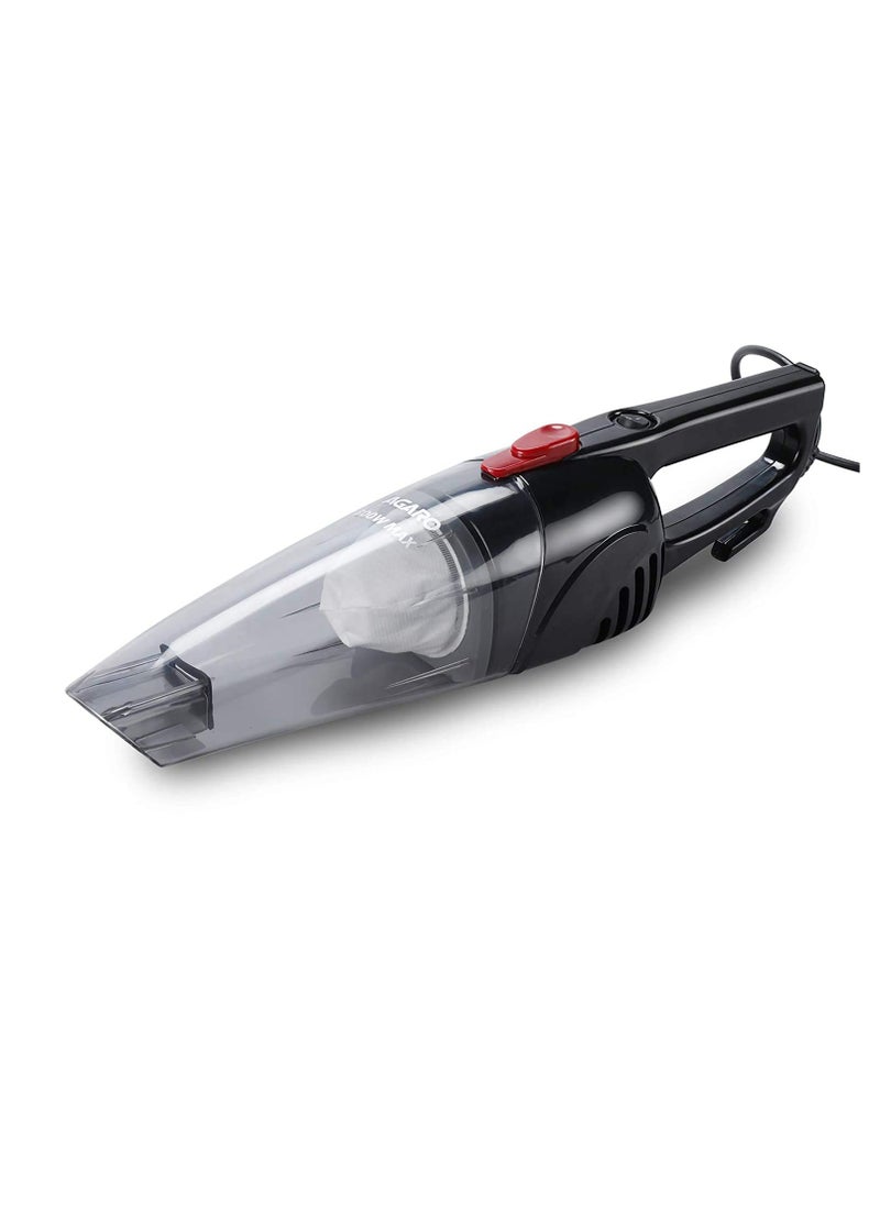 AGARO - Regal agaro 800 Watts Handheld Vacuum Cleaner Lightweight & Durable Body Small Mini Size Black - Image 1