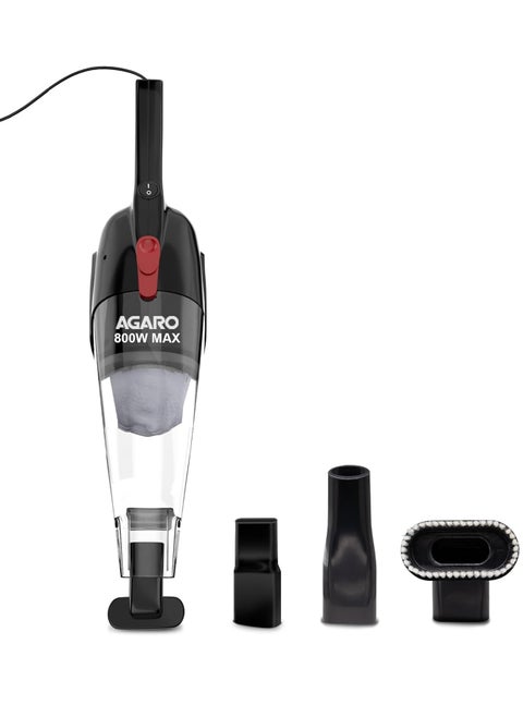 Regal agaro 800 Watts Handheld Vacuum Cleaner Lightweight & Durable Body Small Mini Size Black