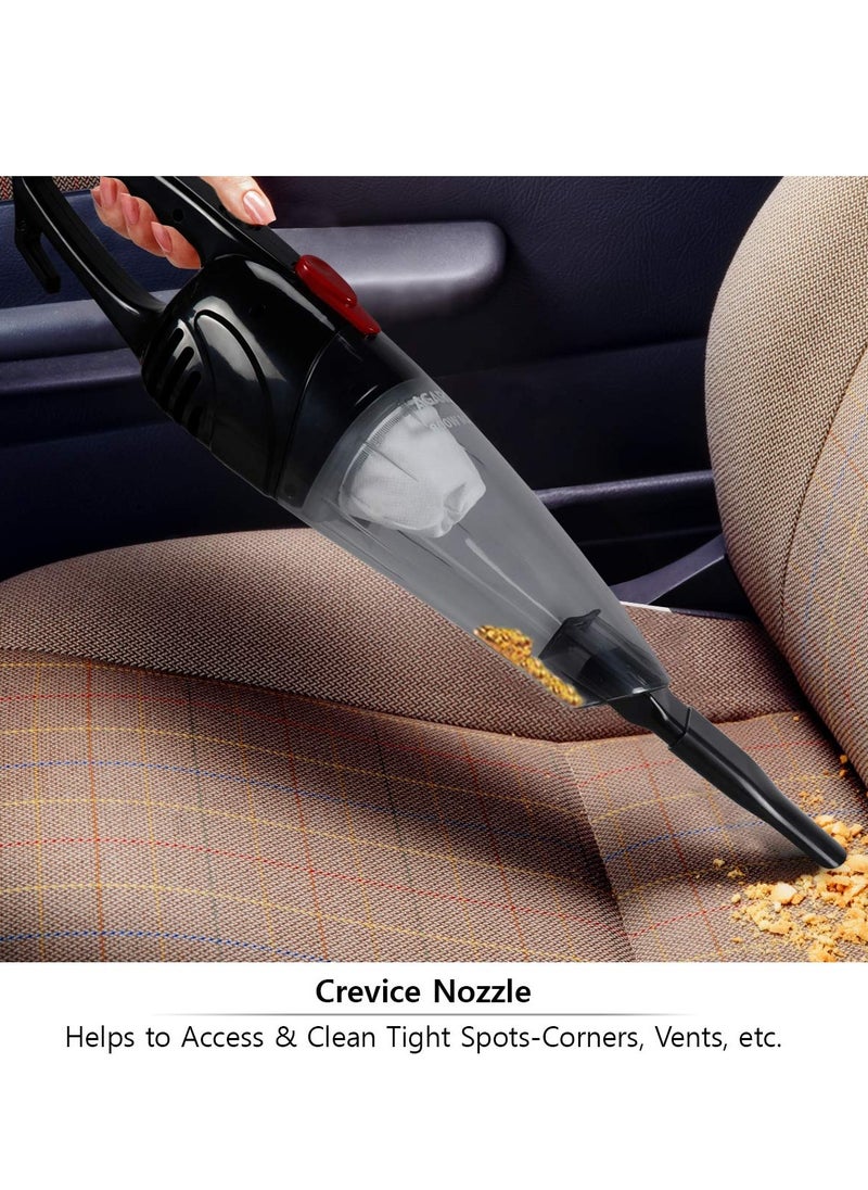 AGARO - Regal agaro 800 Watts Handheld Vacuum Cleaner Lightweight & Durable Body Small Mini Size Black - Image 1