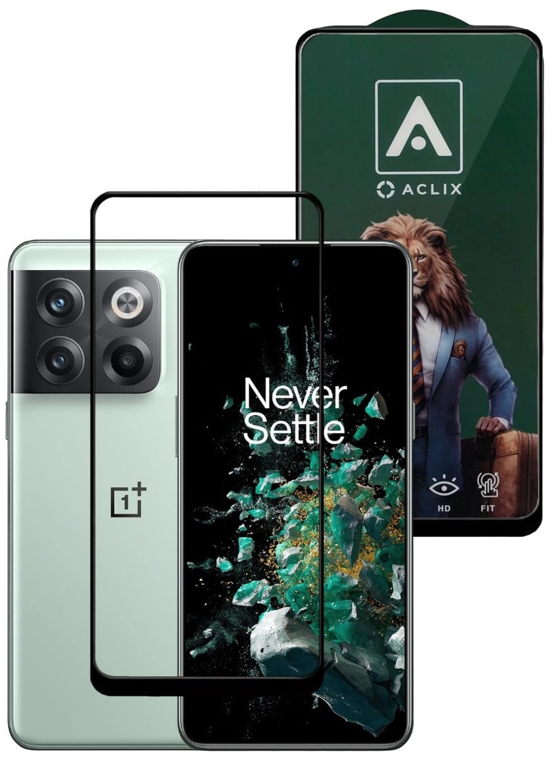 ACLIX Antistatic ESD Dustproof Premium Quality High Definition Tempered Glass Screen Protector Designed For OnePlus 10T - Image 1