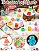 LHSYFBZ 50Pcs Mini Christmas Luminous Figurines Glow in The Dark Christmas Resin Miniatures Xmas Tree Santa Claus Snowman Reindeer Duck Design for Party Favors Bag Fillers Garden Dollhouse Decor - Image 4