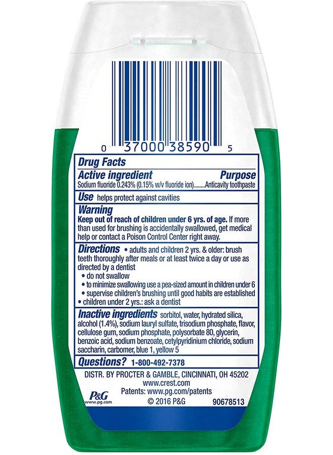 كرست معجون أسنان كريست كومبليت وايتنينج بلس سكوب للتحكم في الجير، جل سائل بنكهة النعناع المنعش، 4.6 أونصة (130 جم) - 3 - Image 3