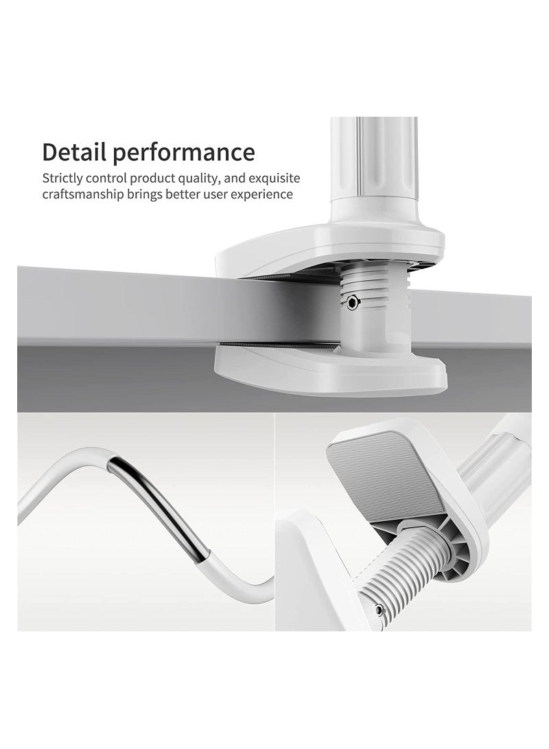 Clamp Universal Lazy Mount Clip Hands Free Flexible Long Arm Bracket Grip for 4.0-6.3 Phones Mobile Stand Baby Monitor for Desk, Bed, Office, Kitchen - Image 3