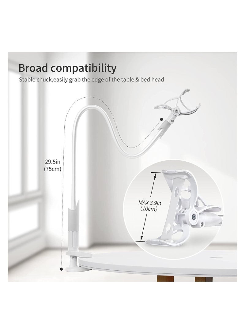 Clamp Universal Lazy Mount Clip Hands Free Flexible Long Arm Bracket Grip for 4.0-6.3 Phones Mobile Stand Baby Monitor for Desk, Bed, Office, Kitchen - Image 2
