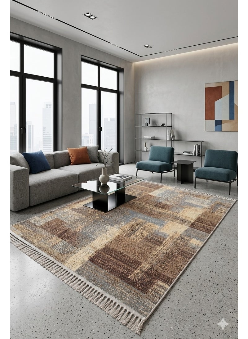 Luxury 3D Printed Vintage Textured Carpet Alternative - Washable Non-Slip Dots Backing - Size 160x230 cm - New Classic Model - Image 2