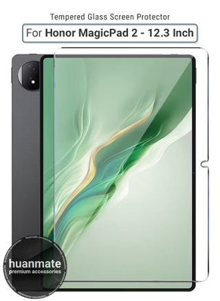 Honor MagicPad 2 - 12.3 Inch Tempered Glass Screen Protector – High Transparency, Delicate Touch, Anti-Explosion, Smooth Arc Edges, Easy Installation, Screen Protector for Honor MagicPad 2 - 12.3 Inch - pzsku/Z24A31802E591860F4B74Z/45/_/1730653565/de698b1e-5fa5-4943-bccc-8c7303dd9efe