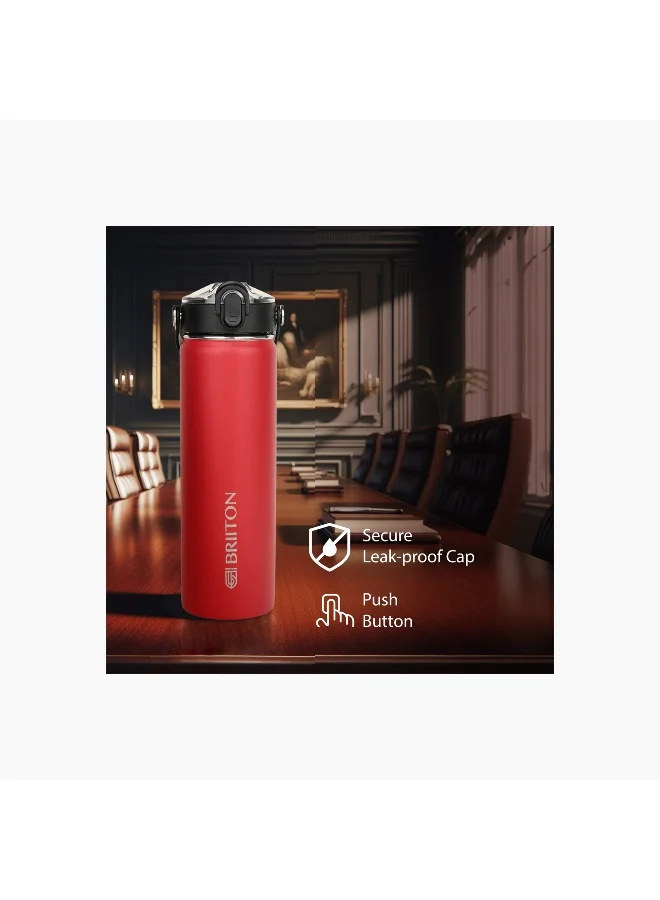 Briiton Water bottle -750Ml Double wall (stainless steel) Insulated Bottle-keeps Hot and Cold