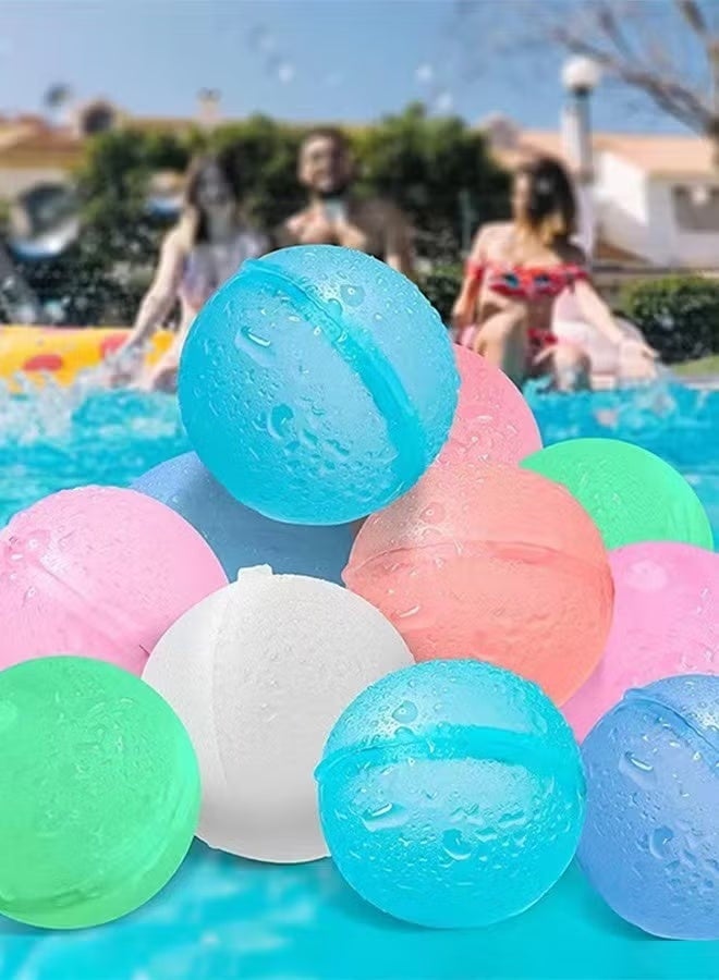 BABONA Reusable Water Balloon Silicone （mixed Color 12-Piece Pack） - Image 2