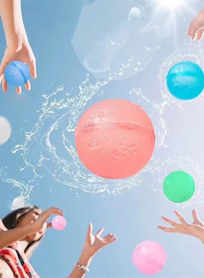 BABONA Reusable Water Balloon Silicone （mixed Color 12-Piece Pack） - Image 5