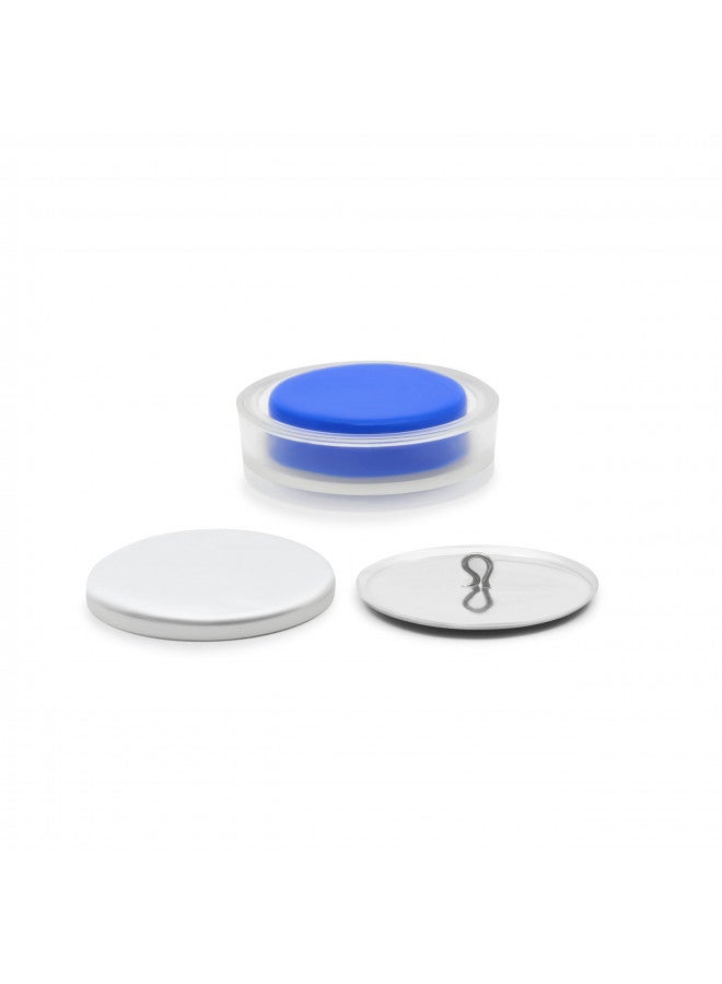 Dritz 14-60 Cover Button Kit with Tools, Size 60 - 1-1/2-Inch, 2-Piece, Nickel - Image 3