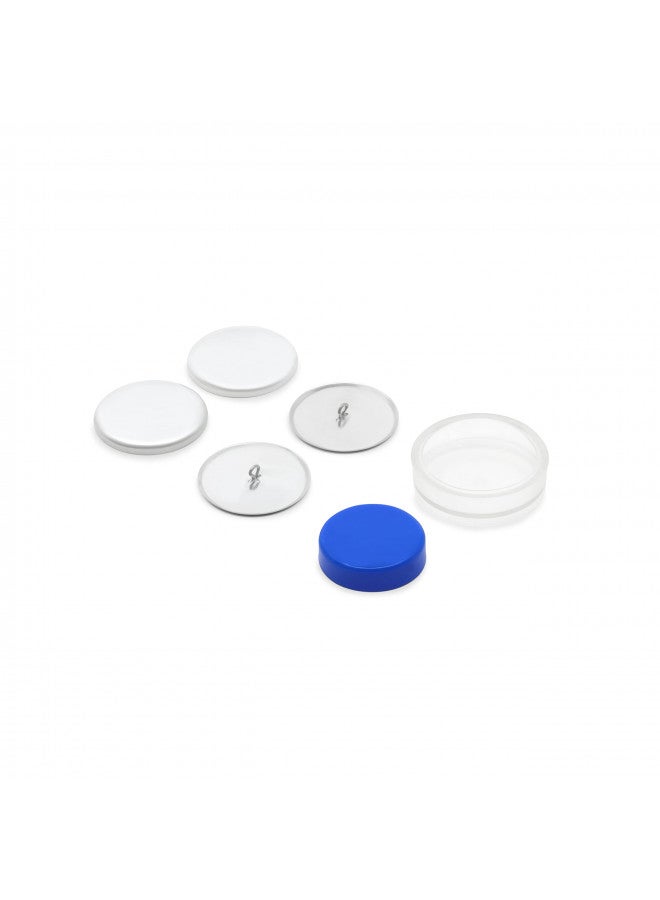 Dritz 14-60 Cover Button Kit with Tools, Size 60 - 1-1/2-Inch, 2-Piece, Nickel - Image 4