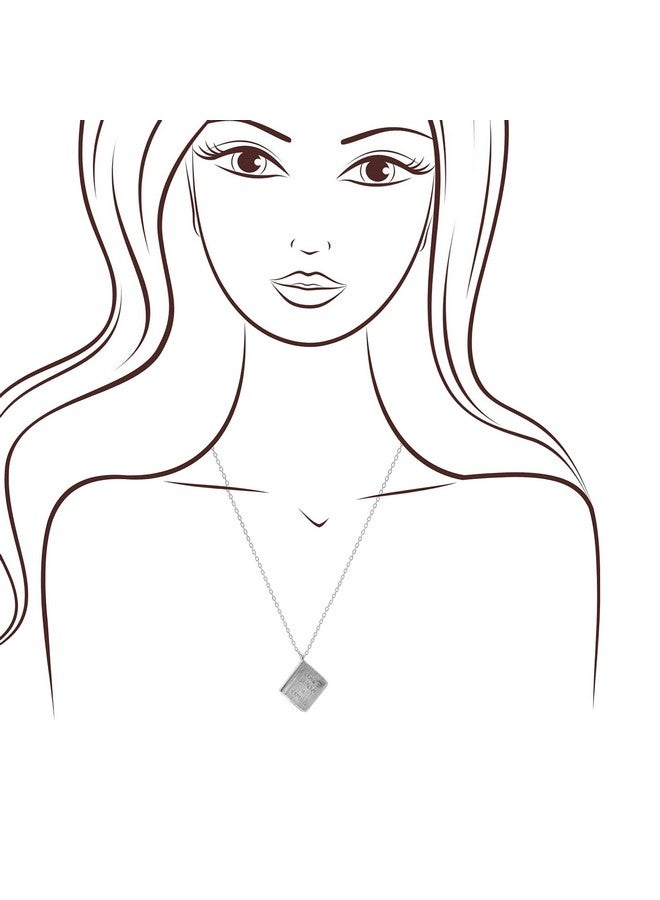 chelseachicNYC Handmade Once Upon A Time Book Necklace Matte Silver - Image 4