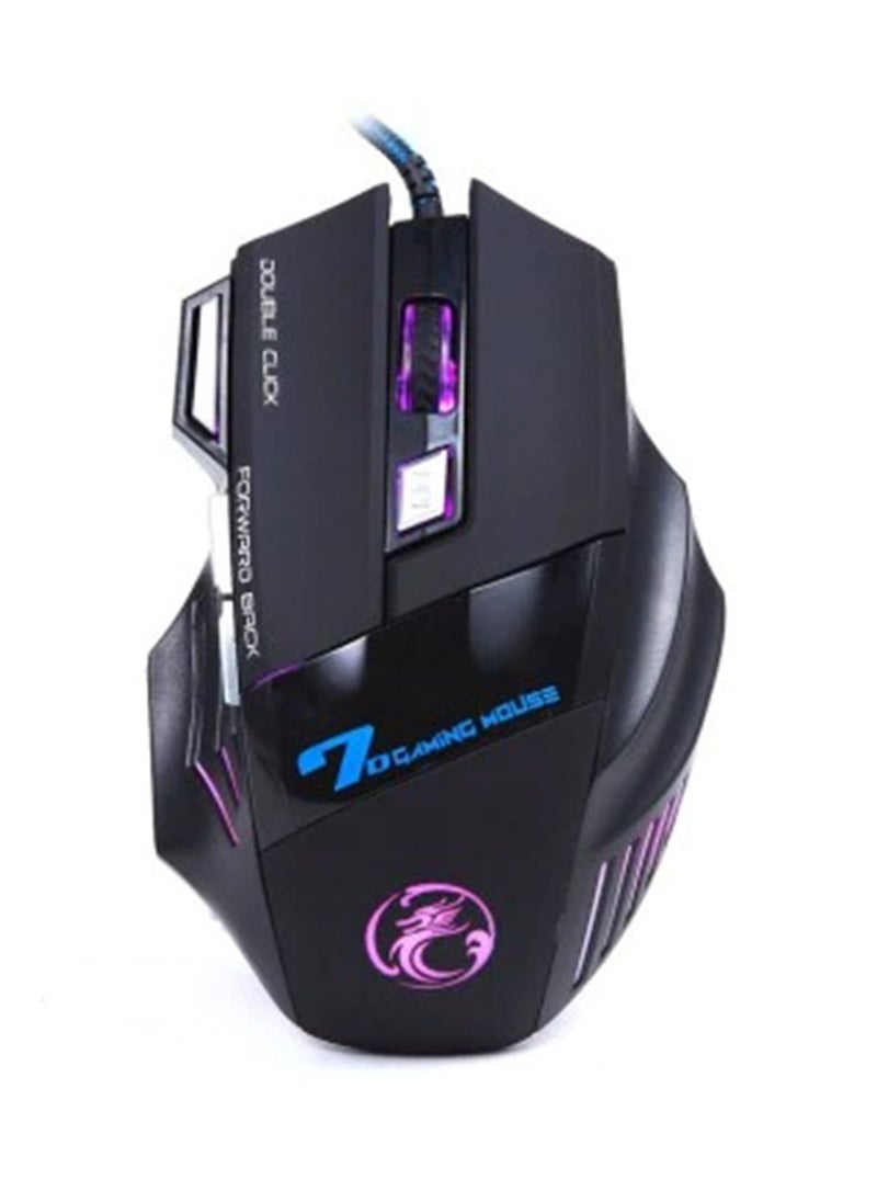 Generic - Gaming wired mouse Fire Cam GM5 , Colorful led with high precision and an ergonomic design - Image 1