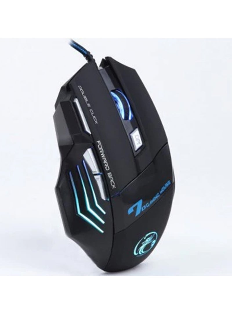 Generic - Gaming wired mouse Fire Cam GM5 , Colorful led with high precision and an ergonomic design - Image 1