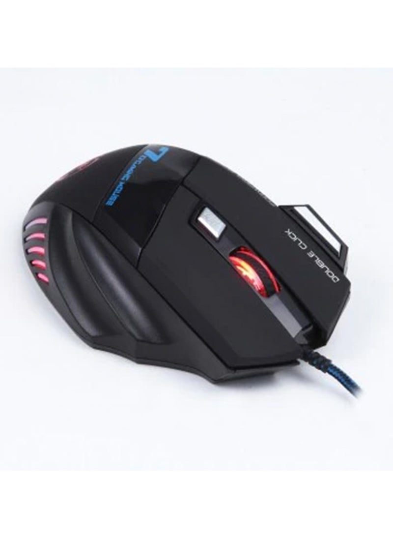 Generic - Gaming wired mouse Fire Cam GM5 , Colorful led with high precision and an ergonomic design - Image 1