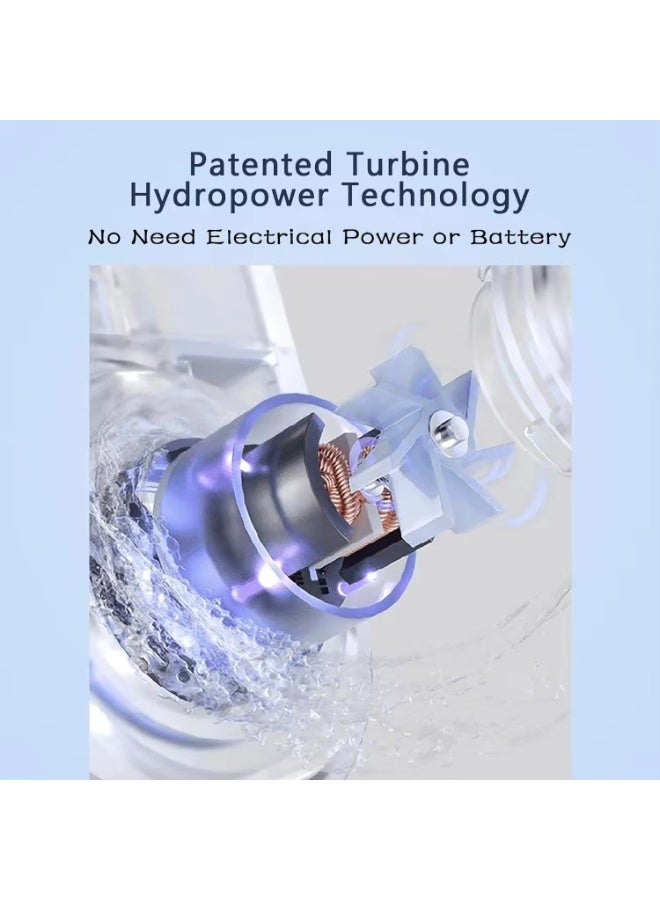 WALALLA Faucet Mount Water Filter, LED Display Sink Water Filter with UV Light and Real Time Filter Life Indicator, 8 Level fine Filtration, 3 Ceramic Filter Included,Reduce Lead Chlorine, Heavy Metal - Image 3