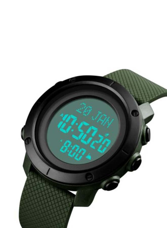 Men's 1728 Waterproof Stainless Steel Prayer Islamic Azan Watch - Image 4