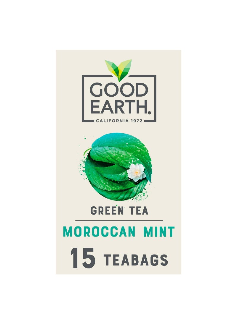 Sainsbury's - Good Earth Moroccan Mint Tea Bags x15 - Image 1
