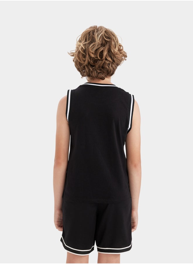 DeFacto DeFacto Kids Round Neck Sleeveless Top  - Image 2
