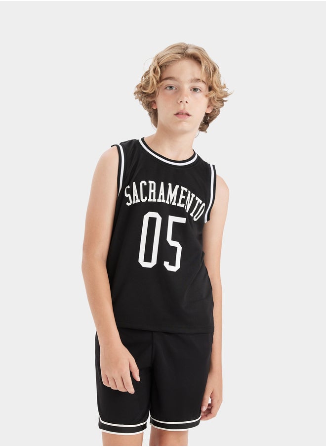 DeFacto DeFacto Kids Round Neck Sleeveless Top  - Image 3