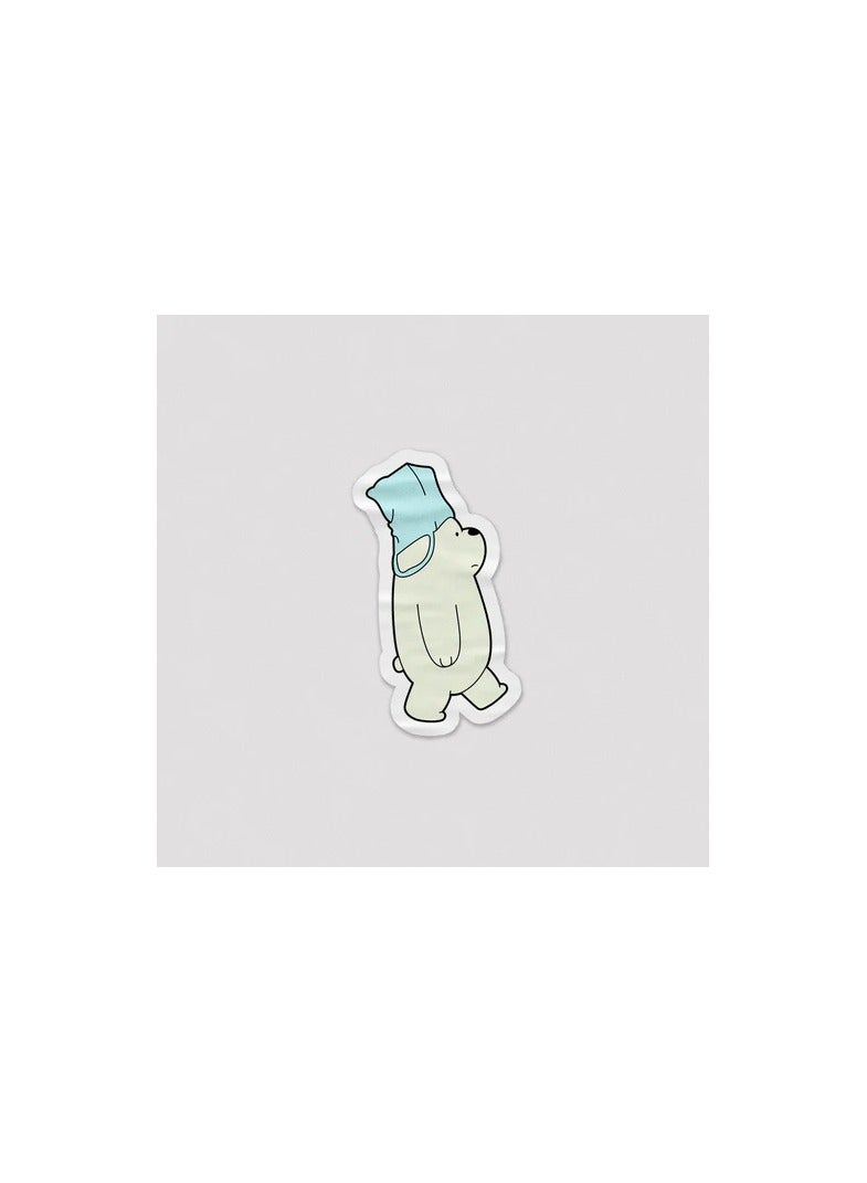 ملصق آيس بير الظريف – تصميم عالي الجودة، مقاوم للماء ومتين للتخصيص، التزيين وجمع المقتنيات (2)