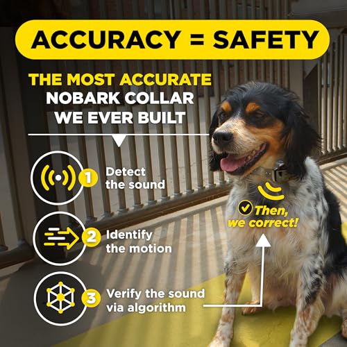 Dogtra Smart NOBARK Detects Whining and Barking, 33 ft Range App for Notifications, E-Collar, Behavior Report, Waterproof IPX9K, Compact Size for 10 lb Dogs, Triple Detection Accuracy - Image 3