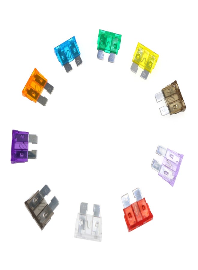 100PCS Car Fuses Assortment Kit Blade-type Automotive Fuses Standard & Mini Size 2/3/5/7.5/10/15/20/25/30/35A Replacement Fuses for Car/RV/Truck/Motorcycle/Boat - Image 4