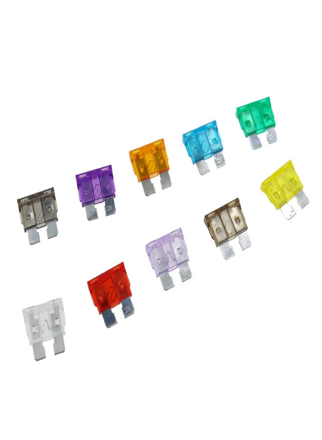100PCS Car Fuses Assortment Kit Blade-type Automotive Fuses Standard & Mini Size 2/3/5/7.5/10/15/20/25/30/35A Replacement Fuses for Car/RV/Truck/Motorcycle/Boat - Image 3