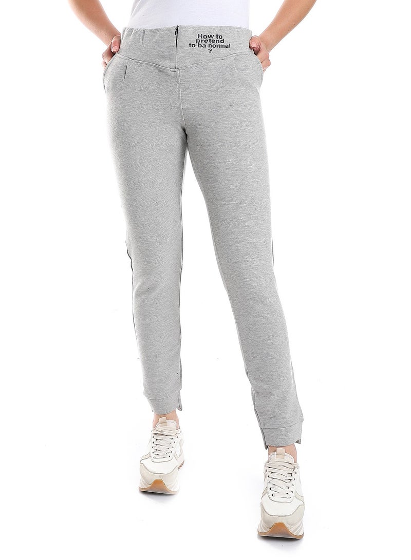 سيزار بنطلون حريمي كاجوال مزود بسوستة من الأمام - Image 1