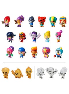 Brawl Stars Brawl Stars Figure Blister 2-Inches, 5-in-1 Pack, Assorted 1 Piece (Style & Color May Vary) | Collectible Figure |1 Mystery Figure | For Fans, Gamers & Collectors! | Official Licensed Product  - Image 2
