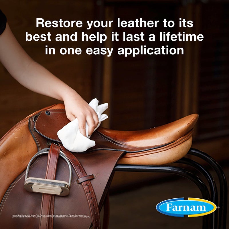 Farnam Leather New Easy-Polishing Glycerine Saddle Soap and Leather Saddle Cleaner, Protects and Preserves Leather, Cleans, Conditions and Polishes, 16 Oz. - Image 2