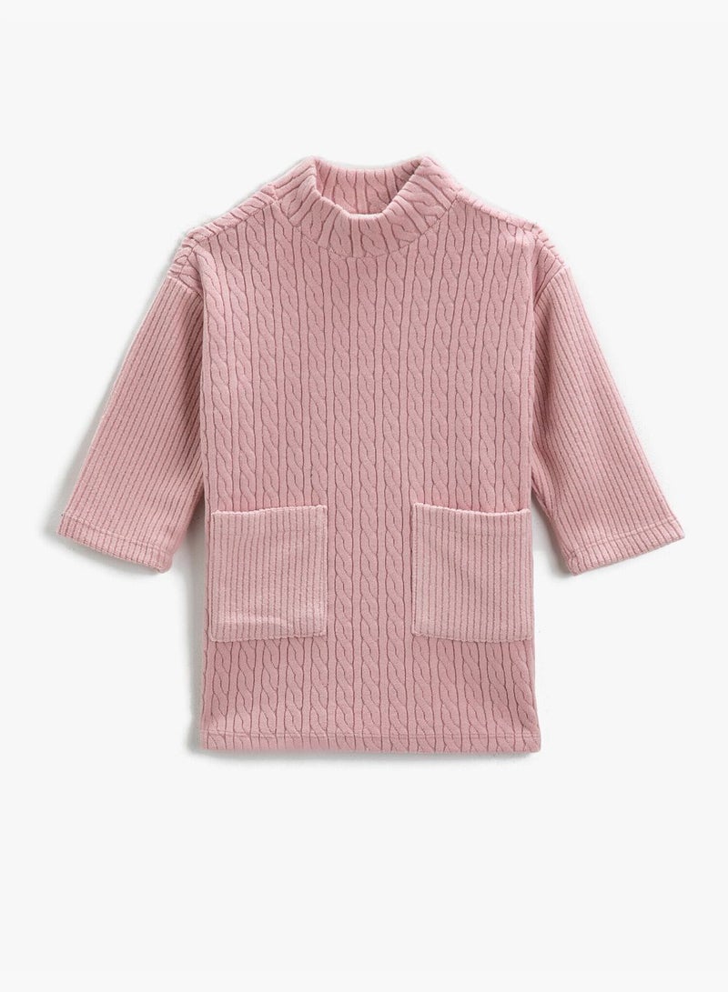 KOTON Knit Pocket Dress - Image 1